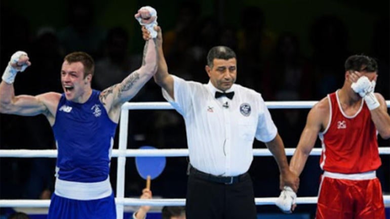 A boxer bet against himself at the Rio Olympics, but won the fight anyway