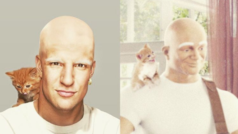 LOOK: Bald Rob Gronkowski is auditioning to be the next Mr. Clean