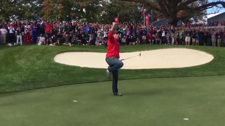 WATCH: Ryder Cup is already hype as American heckler wins $100 bet with a pro