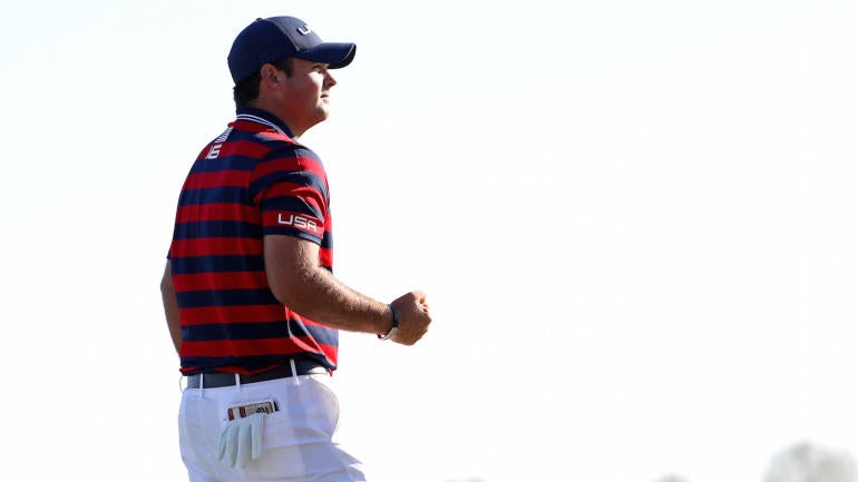 WATCH: Patrick Reed ignites American crowd with eagle from fairway at Ryder Cup