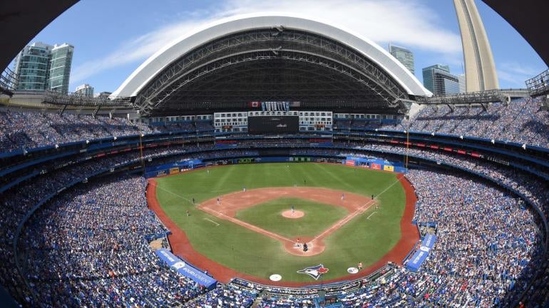 Royals-Blue Jays series could be impacted after falling ice damages Rogers Centre dome