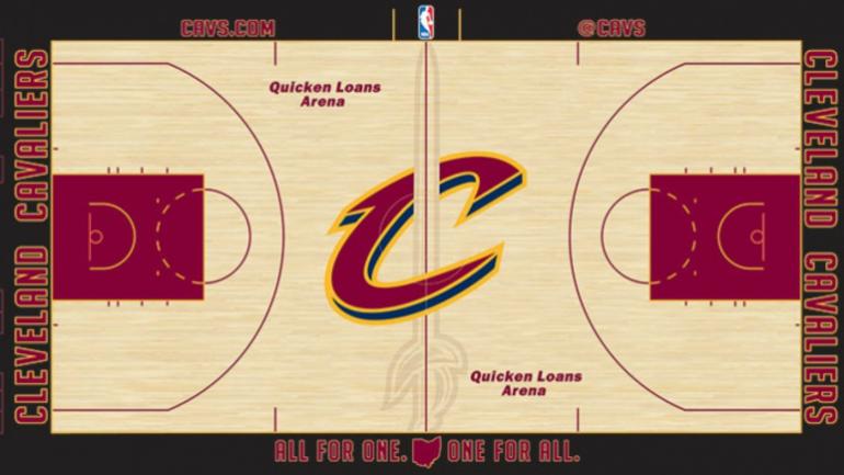LOOK: Cavs unveil new court design for 2016-17 NBA season