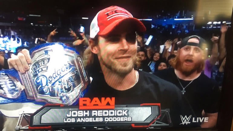 LOOK: WWE shows Josh Reddick, snubs Justin Turner and J.P. Howell