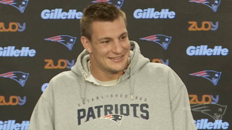 Rob Gronkowski is getting yelled at by Fantasy owners at the grocery store