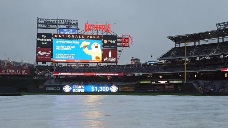 Dodgers-Nationals NLDS Game 2 postponed until Sunday due to rain