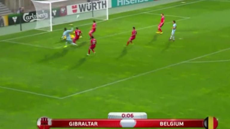 WATCH: Belgium's Benteke scores fastest goal in World Cup qualifying history