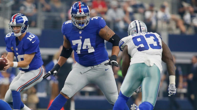 Giants expecting significant jump from tackles, which explains lack of OL in draft
