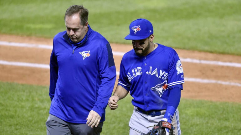Blue Jays replace injured Devon Travis on ALCS roster, ending his season