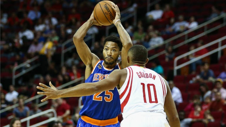 Derrick Rose done for preseason, will 'probably' start in Knicks' season opener
