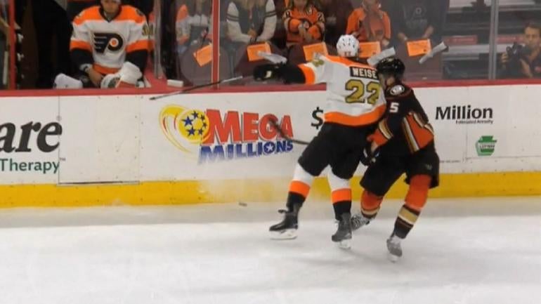 Flyers' Dale Weise suspended three games for an illegal check to the head