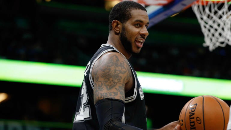 Spurs' LaMarcus Aldridge doesn't buy trade rumors: 'I do love San Antonio'