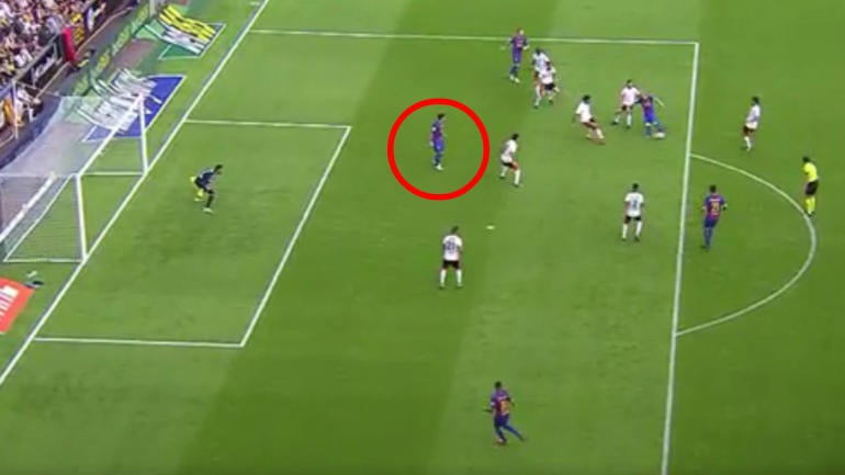 LOOK: Lionel Messi's goal against Valencia shouldn't have counted