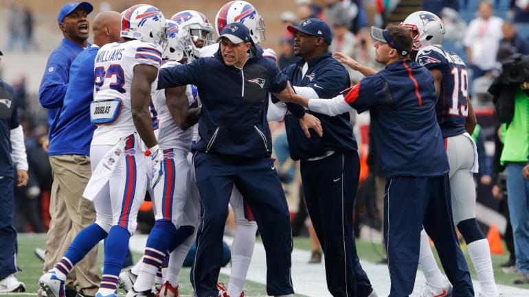 Bills warn Patriots about another pregame scuffle if they feel disrespected