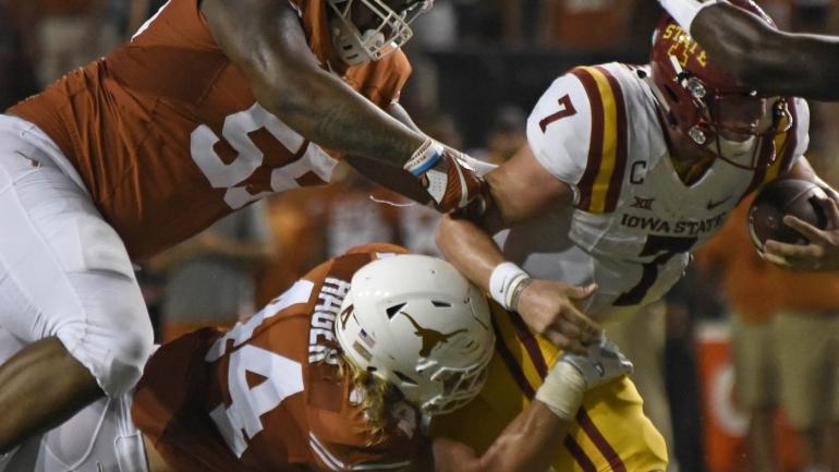 Texas DE apologizes for saying he wants to injure Texas Tech's Patrick Mahomes