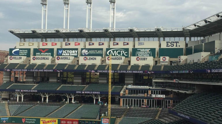 Cubs-Indians World Series View of the Day: The upper deck terraces in Cleveland