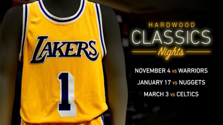 Lakers will honor Magic Johnson's '86-87 title team with throwback jerseys