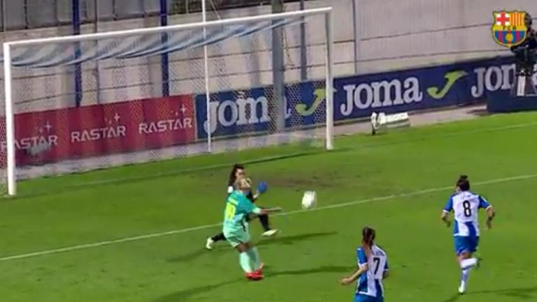 WATCH: Barcelona women's player scores sick goal and receives Messi comparisons