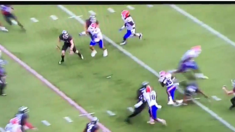 WATCH: Florida returner gets absolutely crushed in hit of the year candidate