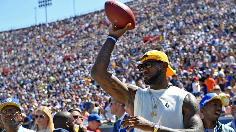 Cowboys fan LeBron James says the NFL should not 'take the fun away'