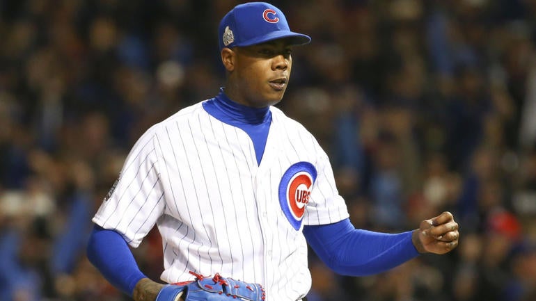 MLB Hot Stove Rumors: Giants meeting with closer Aroldis Chapman