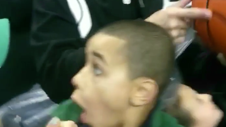 LOOK: This kid's reaction to a Steph Curry autograph is the best thing you'll see today
