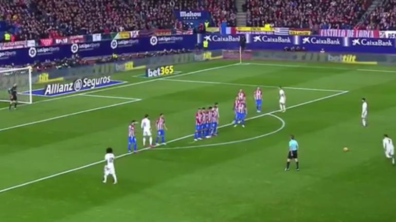 Real Madrid vs. Atletico Madrid goal highlights: Ronaldo scores on free kick