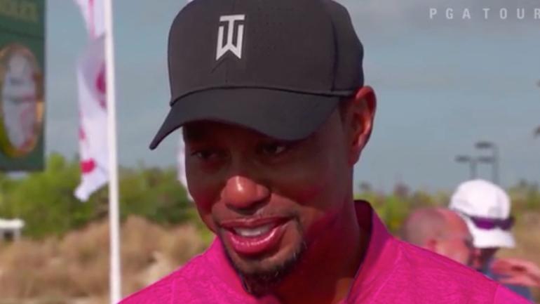 Tiger Woods shoots 70 with two eagles in Hero World Challenge Pro-Am
