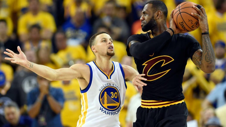 Asked if a Warriors-Cavs Finals rematch is on his mind, LeBron doesn't take the bait