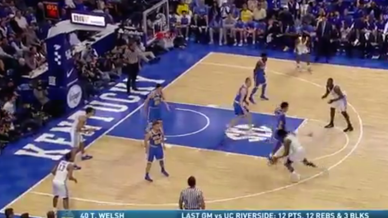 WATCH: Kentucky's De'Aaron Fox freezes Lonzo Ball on nasty hesitation move