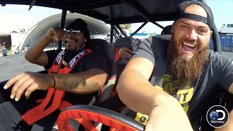 WATCH: Marshawn Lynch rides in dune buggy with goat on new ...