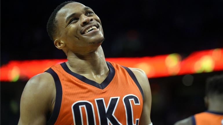 Westbrook: 'Blessing' to be mentioned with Jordan, Robertson, but winning is Job One