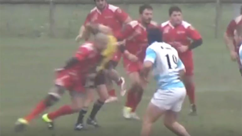 Rugby player receives three-year ban for vicious hit on female referee