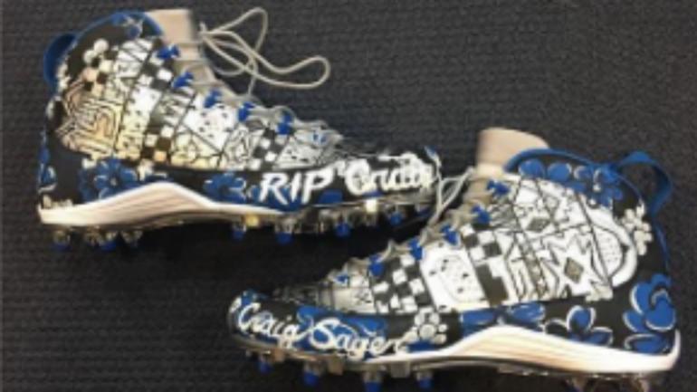 LOOK: Golden Tate will honor Craig Sager with these custom cleats