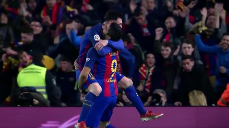 Barcelona goal highlights: Suarez delivers delicious assist, Messi bags nutmeg goal