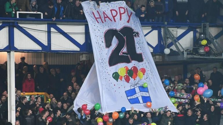 LOOK: Liverpool fans troll Everton with banner celebrating 21-year trophy drought