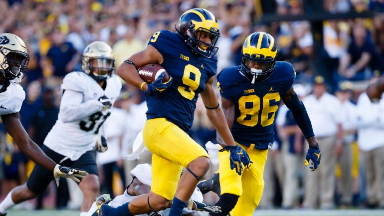 Michigan WR arraigned on charges of sexual assault, resisting a police officer