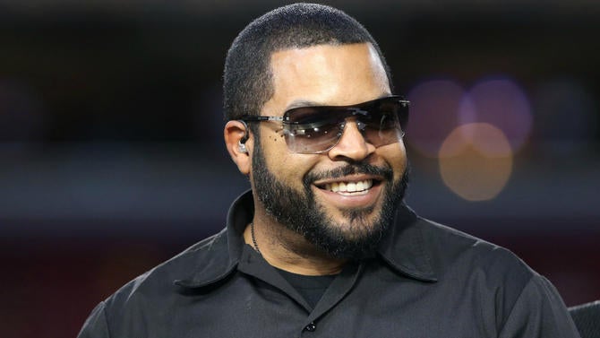 Ice Cube at an NFL game