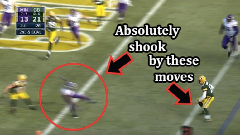 Vikings-Packers highlights: Rodgers breaks ankles on TD, hearts on Lambeau Leap