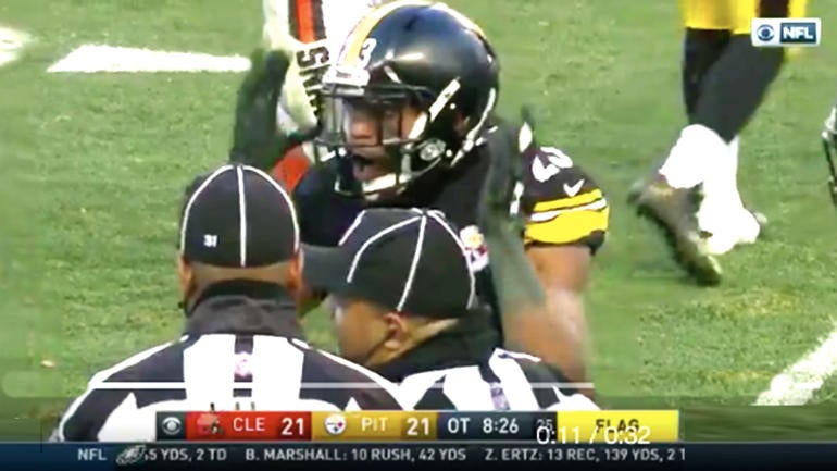 Steelers safety hilariously, politely, vehemently disagrees with facemask flag