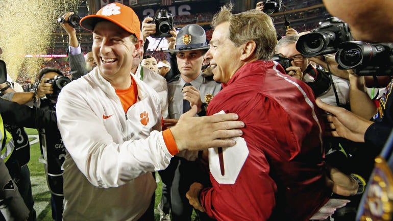 Nick Saban pays off national title game bet via gift certificate to Dabo Swinney