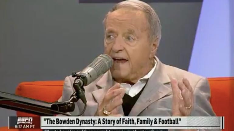 Bobby Bowden's 'earrings' comment about father-less players didn't go over well