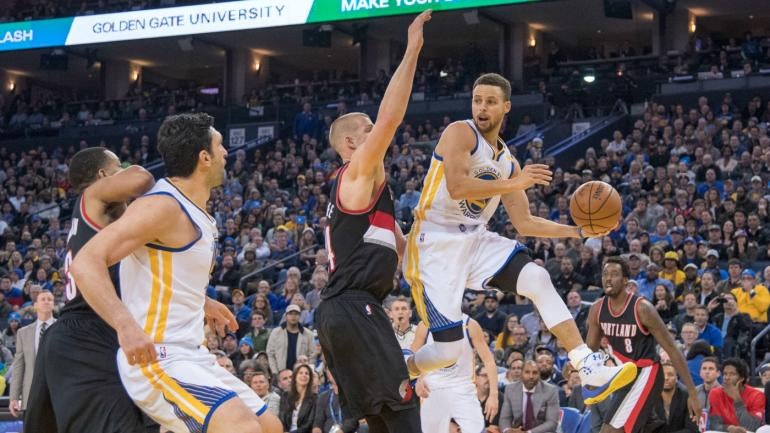 Takeaways: Curry, Durant combine for 65 points to lead Warriors past scrappy Blazers