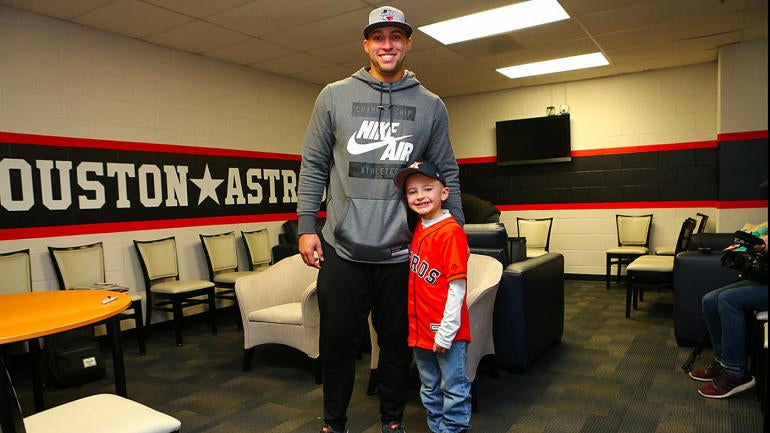 Astros' George Springer gives us our feel-good fan moment of the day