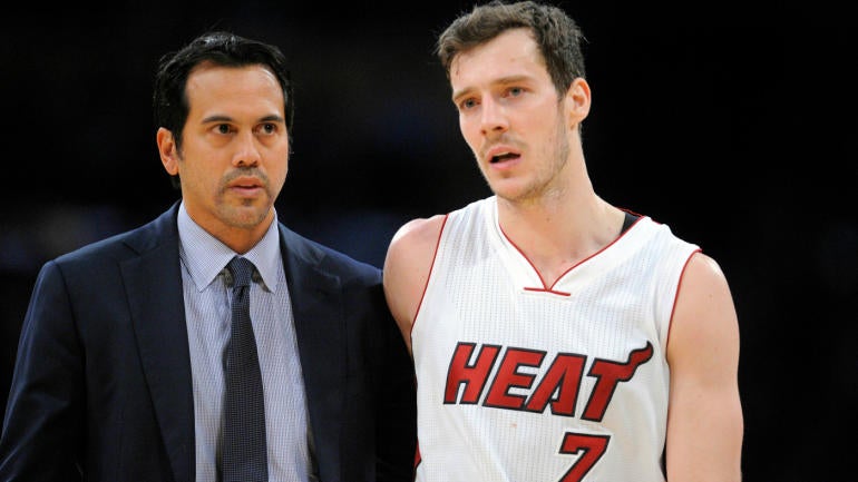 Heat's Erik Spoelstra: Ejecting Goran Dragic in Jordan Clarkson incident 'disgraceful'