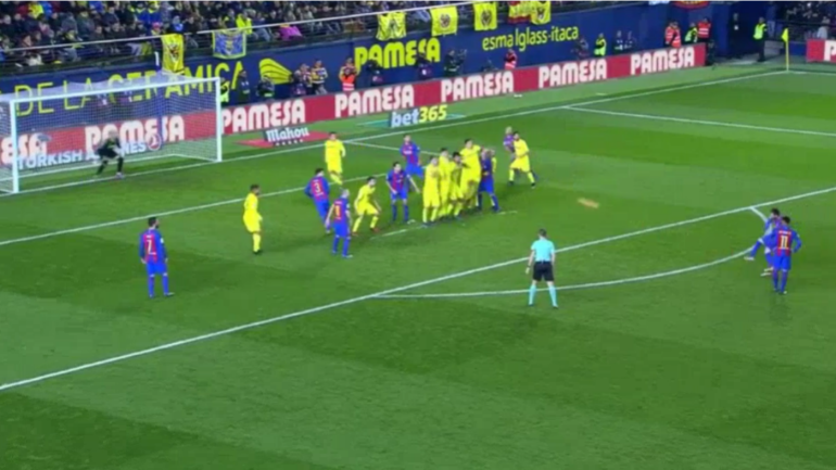 Barcelona vs. Villarreal goal highlights: Messi freezes keeper with free kick magic