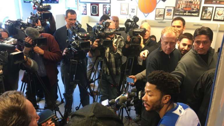 Knicks fine Derrick Rose as guard returns to team following his unexcused absence