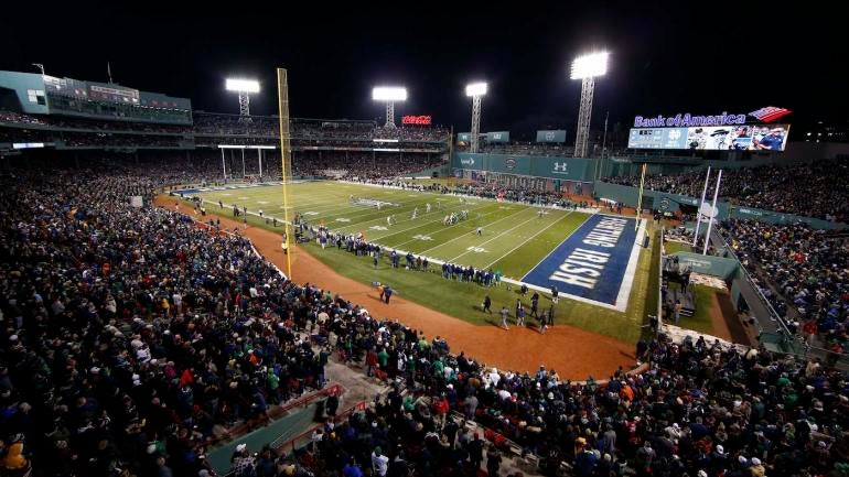 Fenway Park will host three college football games in 2017