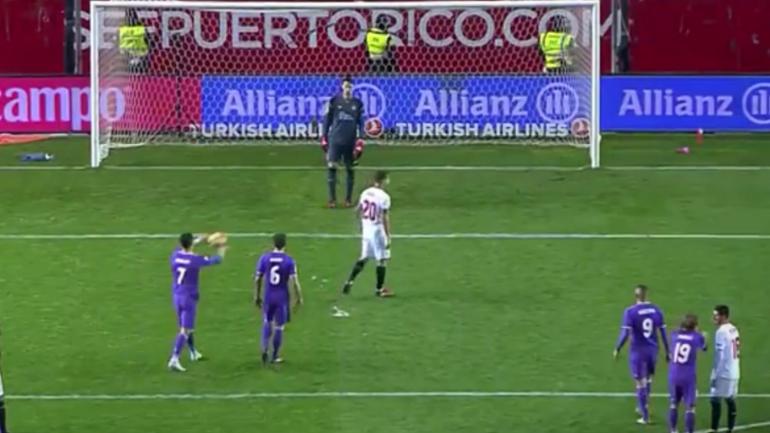 WATCH: Ronaldo loses his cool, throws soccer ball at opponent before penalty