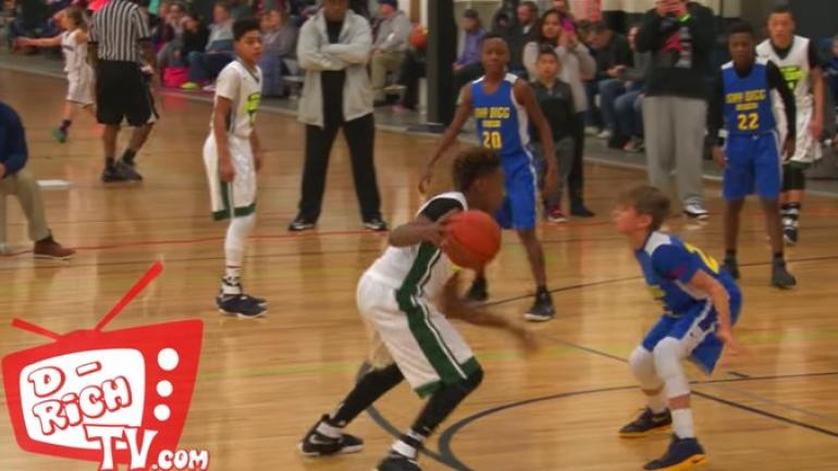 WATCH: LeBron James Jr. shows great court vision, just like his father