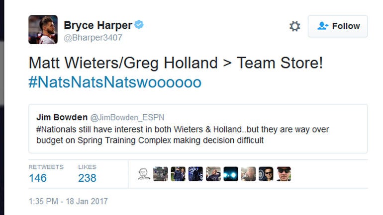 Let's all spend way too much time thinking about this Bryce Harper tweet
